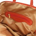 TL Bag Lederrucksack Für Damen aus Weichem Leder Brandy TL141682