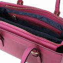 Aura Leather Handbag Фуксия TL141434