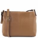 TL Bag Sac Bandoulière en Cuir Souple Taupe TL141720
