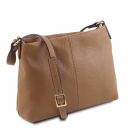 TL Bag Sac Bandoulière en Cuir Souple Taupe TL141720