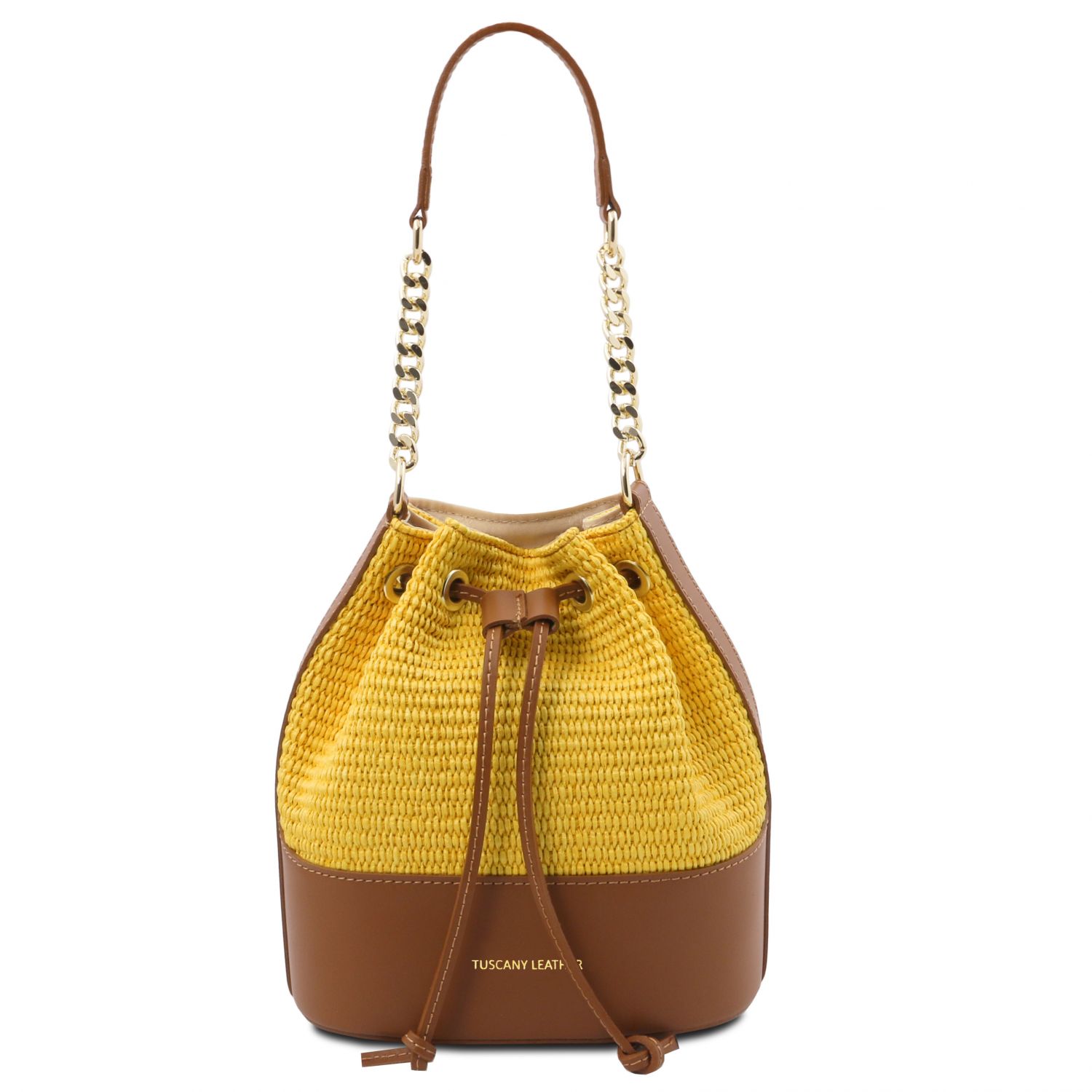 Abbie Leather Bucket Bag with Tassels – BuboHandmade