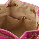TL Bag Straw Effect Bucket bag Fuchsia TL142207