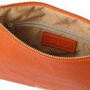 TL Bag Clutch aus Weichem Leder Orange TL142029