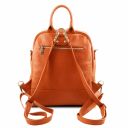 TL Bag Zaino da Donna in Pelle Morbida Arancio TL141376