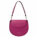 Tiche Leather Shoulder bag Fuchsia TL142100