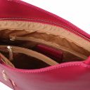 Patty Saffiano Leather Convertible bag Fuchsia TL141455