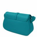 TL Bag Schultertasche aus Leder Turquoise TL142209