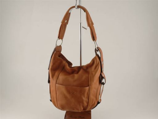 Lara Lady Leather Handbag Коньяк TL100480