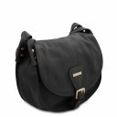 TL Bag Soft Leather Shoulder bag Black TL142202