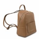 TL Bag Small Soft Leather Backpack for Women Taupe TL142052