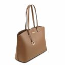 TL Bag Leather Shopping bag Taupe TL141828