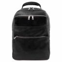 Melbourne Leather Laptop Backpack Black TL142205