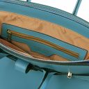 TL Bag Borsa a Mano in Pelle Turchese TL142174