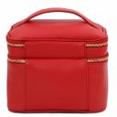 Mary Soft Leather Toilet bag Lipstick Red TL142206