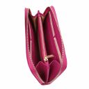 Venere Exklusive Damenbrieftasche aus Leder Fucsia TL142085