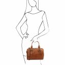 Eveline Leather Duffle bag Natural TL141714
