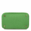TL Bag Borsa Secchiello Effetto Paglia Verde TL142208