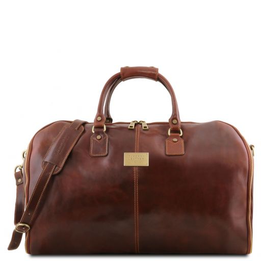 Antigua Reisetasche/Kleidersack aus Leder Braun TL141538