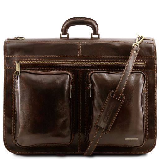 Tahiti Garment Leather bag Dark Brown TL3030