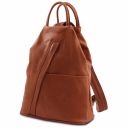 Shanghai Leather Backpack Cognac TL140963