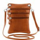 TL Bag Soft Leather Mini Cross bag Cognac TL141368
