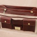 Milano Leather Attaché Case Brown TL142185