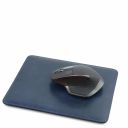 Office Set Leather Desk pad and Mouse pad Dark Blue TL141980