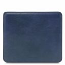 Premium Office Set Carpeta Para Escritorio, Alfombrilla y Vaciabolsillos en Piel Azul oscuro TL142088