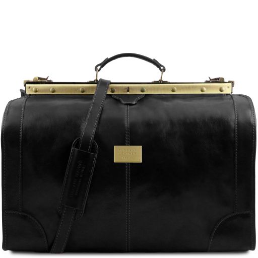 Madrid Кожаная сумка Gladstone - Большой размер Черный TL1022