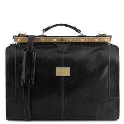 Madrid Sac de Voyage en Cuir - Petit Modèle Noir TL1023