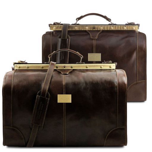 Madrid Travel set Gladstone Bags Dark Brown TL1070