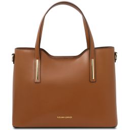 Olimpia Leather Tote Cognac TL141412