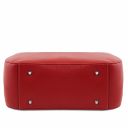 Procida Ledertasche und Brieftasche aus Leder mit 3 Scheinfächern und Münzfach Lipstick Rot TL142151
