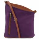 TL Bag Mini Soft Leather Unisex Cross bag Purple TL141111