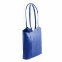 Patty Saffiano Leather Convertible Backpack Shoulderbag Синий TL141455