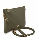 TL Bag Soft Leather Clutch Forest Green TL142029