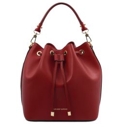 Vittoria Sac Seau Pour Femme en Cuir Rouge TL141531