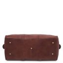 Oslo Leather Travel Duffle bag - Weekender bag Brown TL141913
