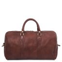 Colombo Weekend Reisetasche aus Leder und Reise Kulturtasche aus Leder Braun TL142235