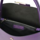 Clio Sac Seau en Cuir Violet TL141690