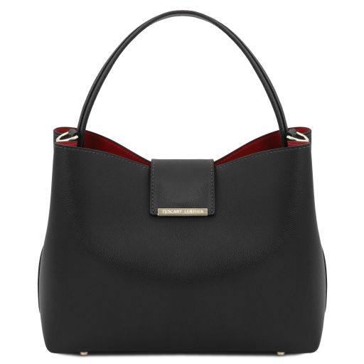 Clio Leather Secchiello bag Black TL141690