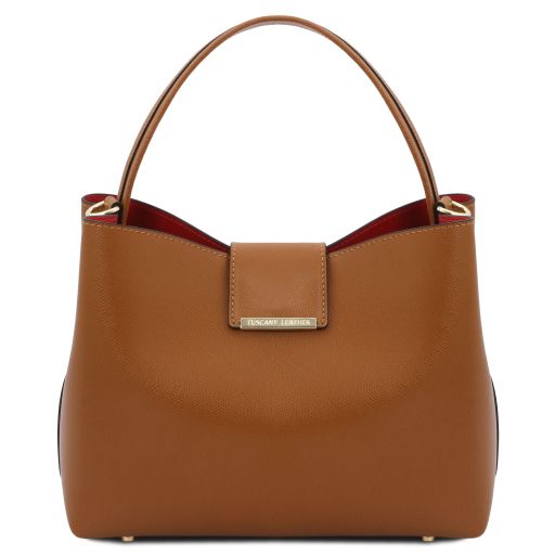 Clio Leather Secchiello bag Коньяк TL141690