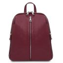 TL Bag Zaino da Donna in Pelle Morbida Bordeaux TL141982