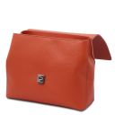 Silene Leather Convertible Backpack Handbag Brandy TL142152