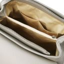 Silene Leather Convertible Backpack Handbag Light grey TL142152