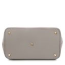 TL Bag Soft Quilted Leather Handbag Light grey TL142132