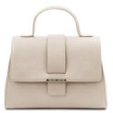 TL Bag Borsa a Mano in Pelle Beige TL142156