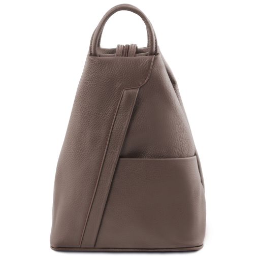 Shanghai Leather Backpack Серый TL141881