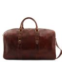 Francoforte Exclusive Leather Weekender Travel Bag Brown TL140860