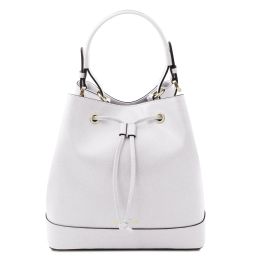 Minerva Sac Seau Pour Femme en Cuir Blanc TL142145